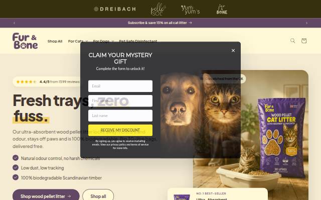 Startseite von Fur &amp; Bone