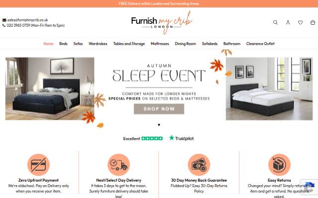 Furnish My Crib storefront