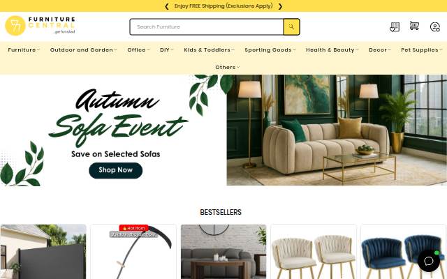 FurnitureCentral.co.uk storefront