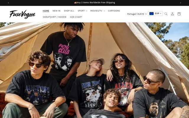 FuseVogue storefront