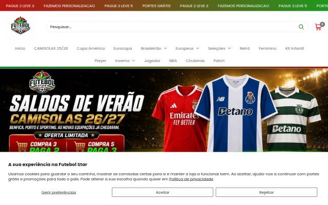 Futebol Star storefront