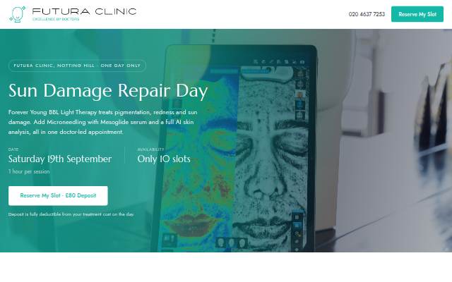 Escaparate de Sun Damage Repair Day · 19th September