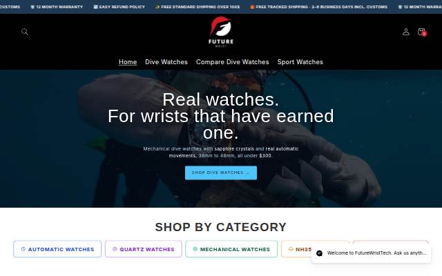Future Wrist storefront