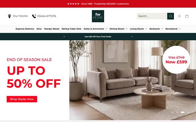 Montra da FW Homestores