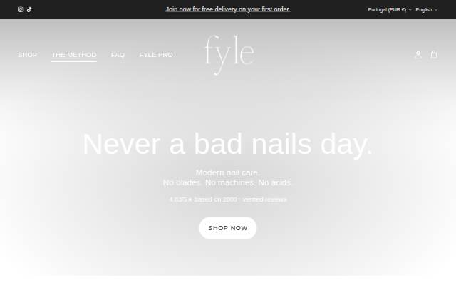 Fyle | Nail, Cuticle &amp; Handcare storefront