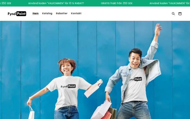 FyndPoint storefront