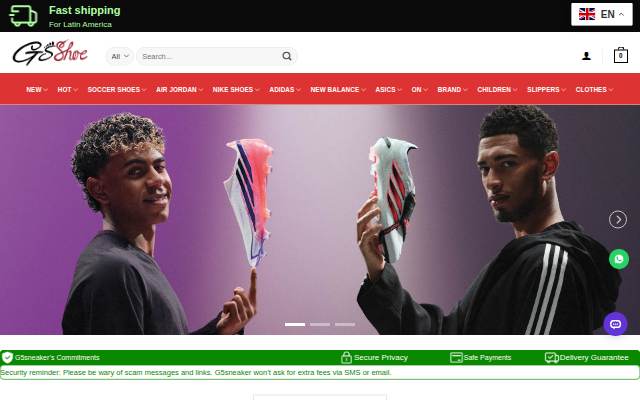 g5shoes – the best shoes sneaker wholesaler storefront