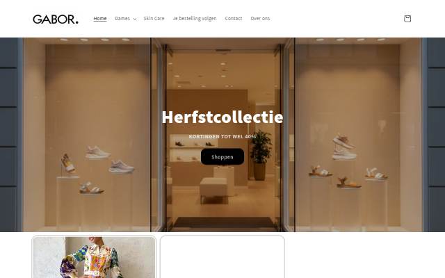 Gabor beauty storefront