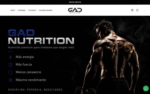 GAD Nutrition storefront