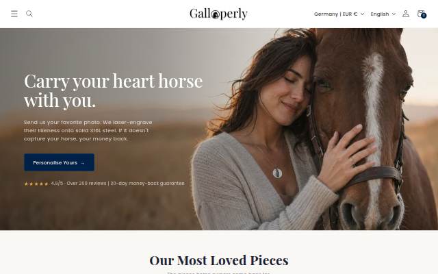Galloperly storefront