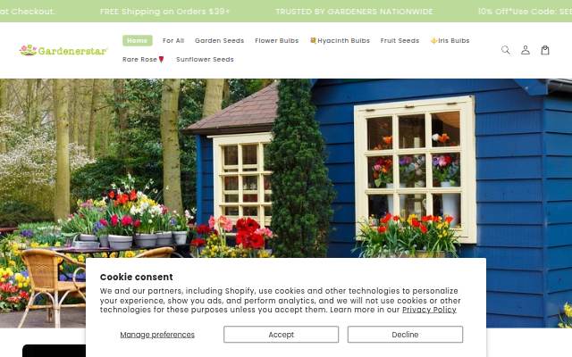 Gardenerstar storefront