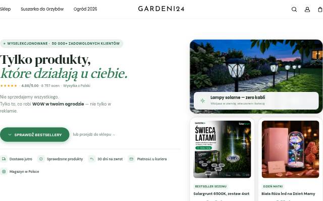 Gardeni24 – Zakupy w 24h storefront