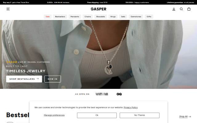 GASPER.CO storefront