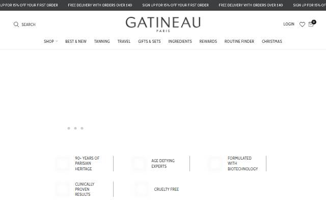 Gatineau Skincare storefront