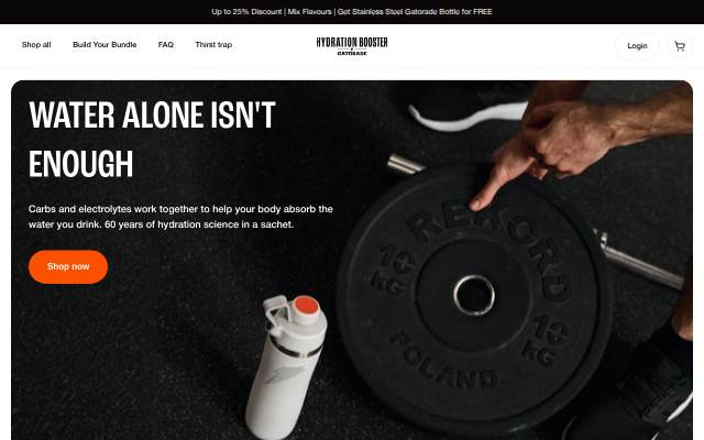 Hydration Booster by Gatorade® storefront