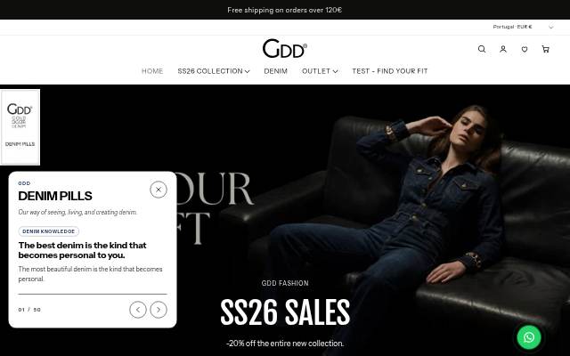 GDD Fashion storefront