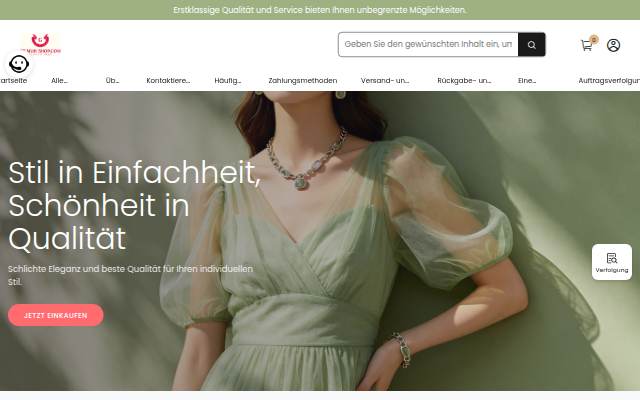 Willkommen in meinem Shop storefront