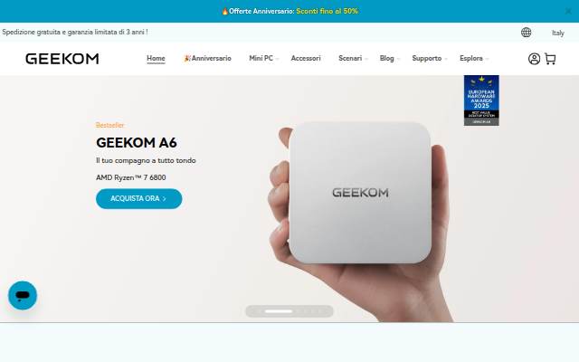GEEKOM IT storefront