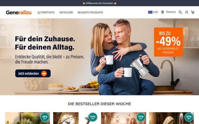 Generalizu storefront