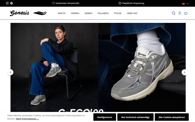 Montra da Genesis Footwear