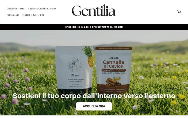 Gentilia storefront