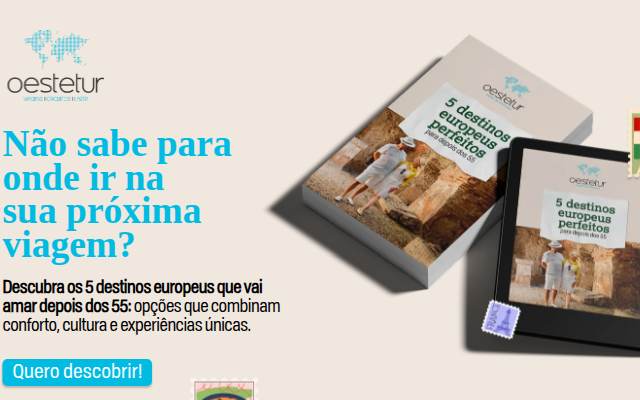 Montra da 5 destinos europeus que não vai querer perder depois dos 55