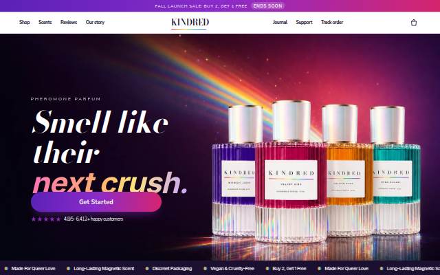 Startseite von Kindred