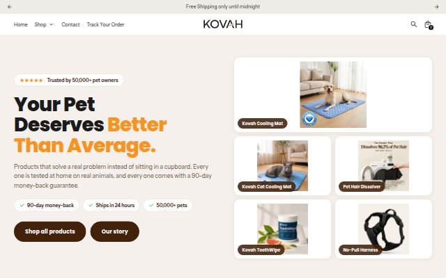Kovah storefront