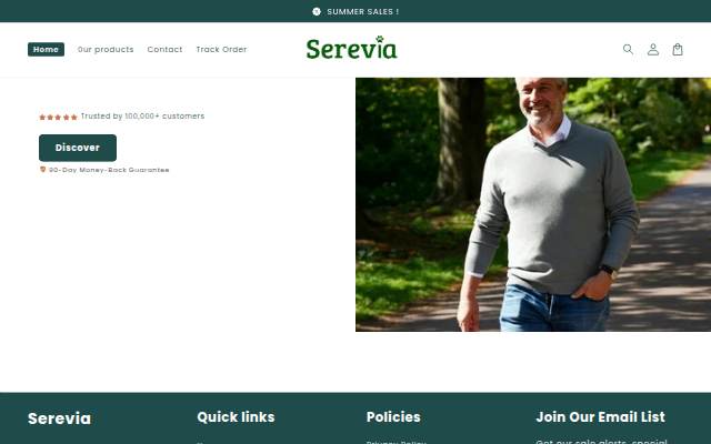 Serevia storefront