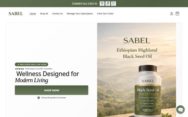 Sabel Life storefront