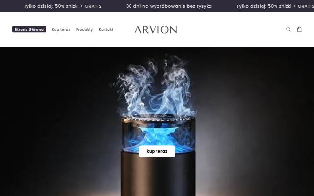 ARVION storefront