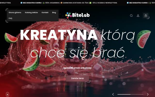 BiteLab storefront