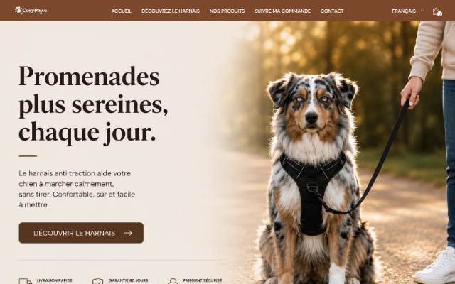 CosyPaws storefront