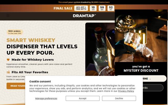 DramTap storefront