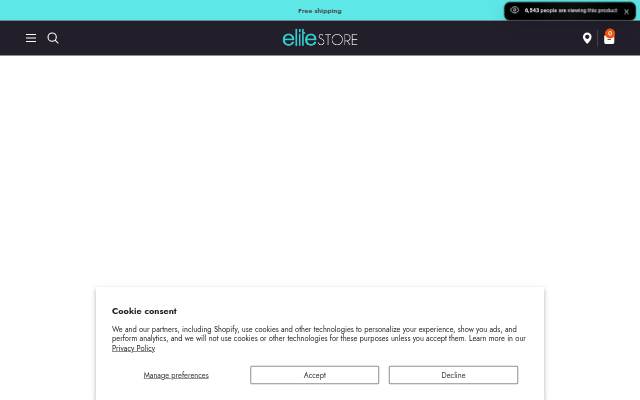 Startseite von Elite Store