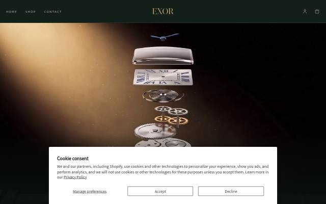 EXOR storefront