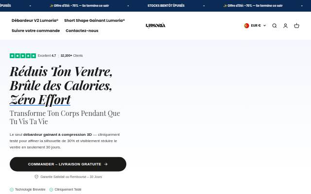 Lumoria storefront