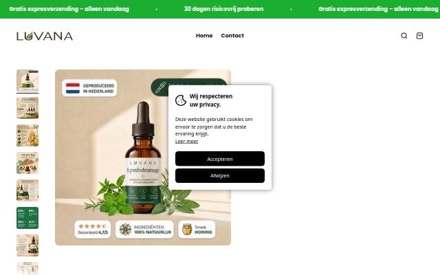 Luvana™ DE storefront