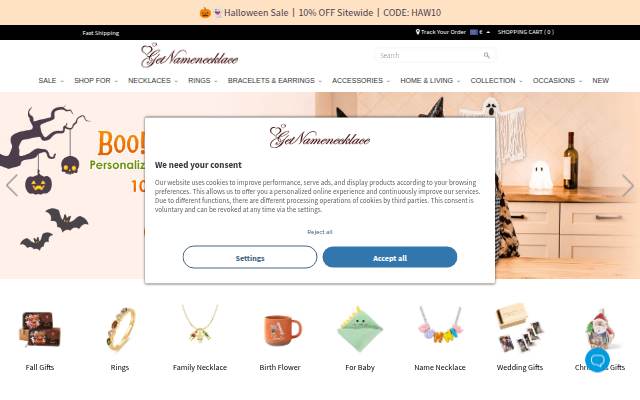 Personalized Jewelry at Cheap Prices storefront
