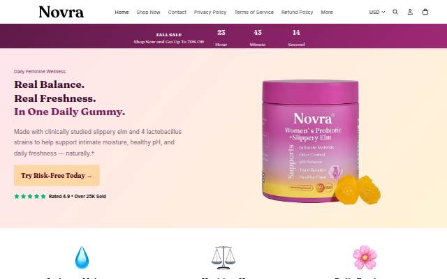 Novra storefront