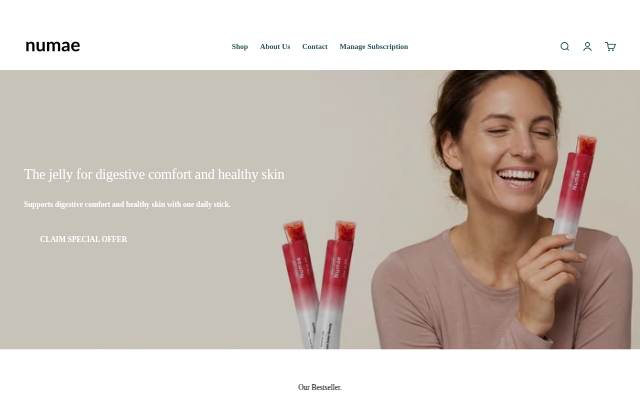 Startseite von Get Numae
