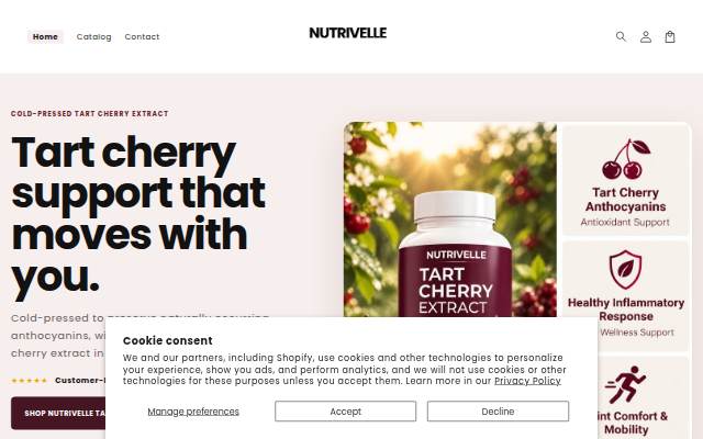 Nutrivelle storefront