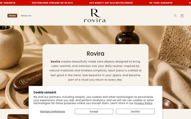 Rovira storefront