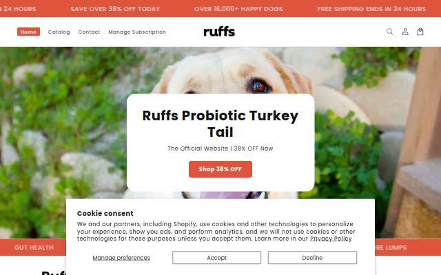 Ruffs™ storefront