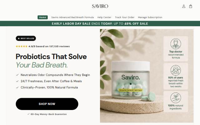 SAVIRO storefront