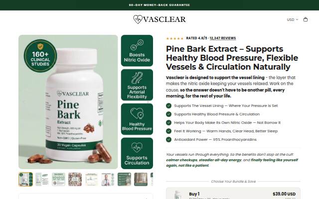 Vasclear storefront