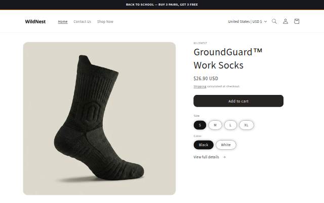 GetWildNest storefront
