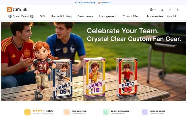 Giftmile storefront