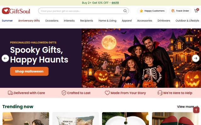 GiftSoul storefront
