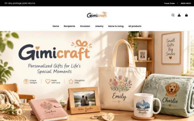 Startseite von gimicraft